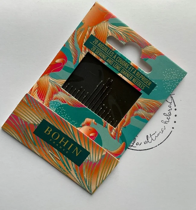 Libro de Agujas Bohin de peces de colores