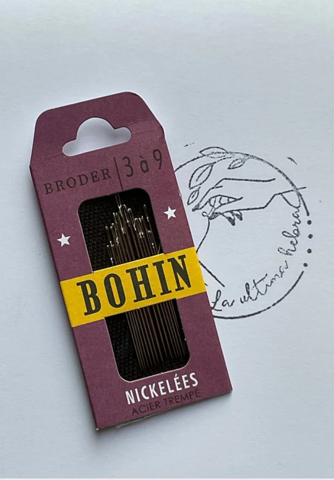 Paño de Agujas Colección de bolsas para agujas de bordar 1950-1960 - Tamaño del 3/9