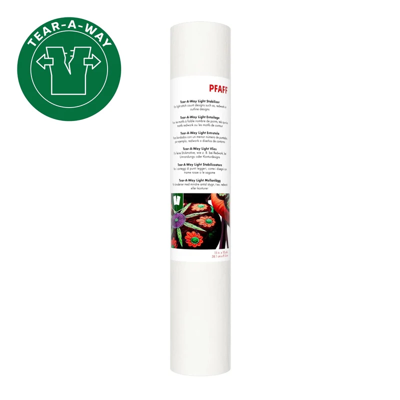 PFAFF® Tear-a-Way Light Stabilizer 15 Inches x 10 Yards