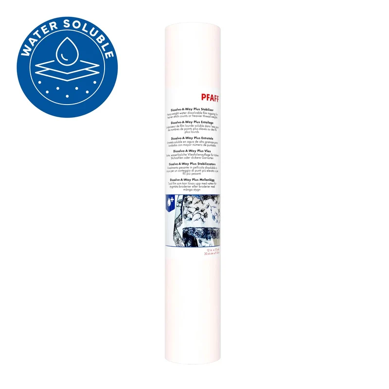 PFAFF® Dissolve-a-Way Plus Stabilizer 12 inches x 10 Yards