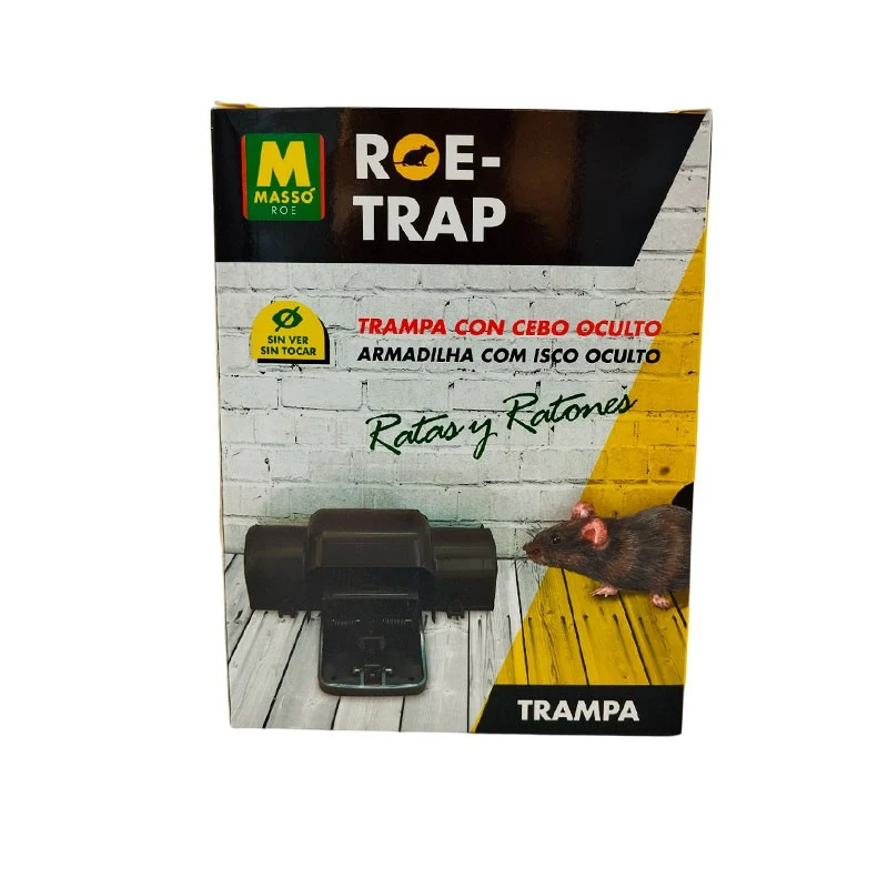 Trampa con cebo oculto ratas Roe-Trap