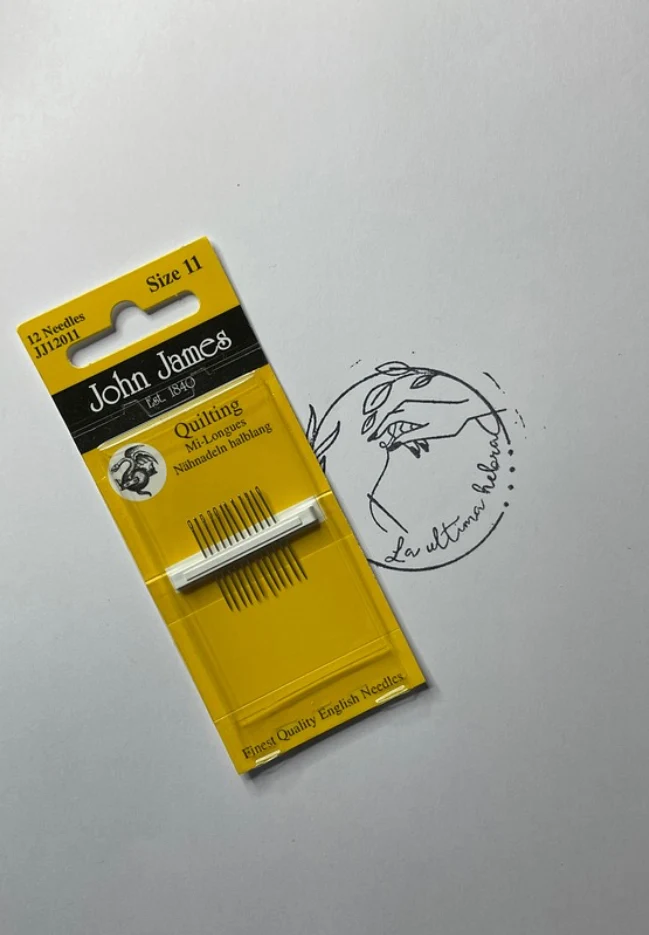 Paño de 12 agujas para acolchado John James para acolchar - Tamaño 11