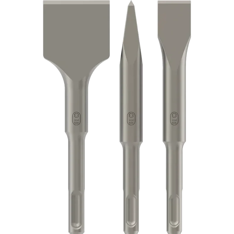 Set de 3 cinceles Bosch SDS plus-4C 140mm