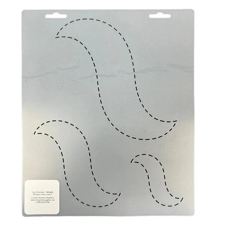 Paisley Series 3", 5", and 7"Quilt Stencil