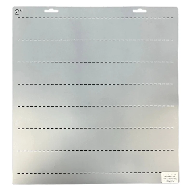 2" Straight Lines 9" Quilt Stencil