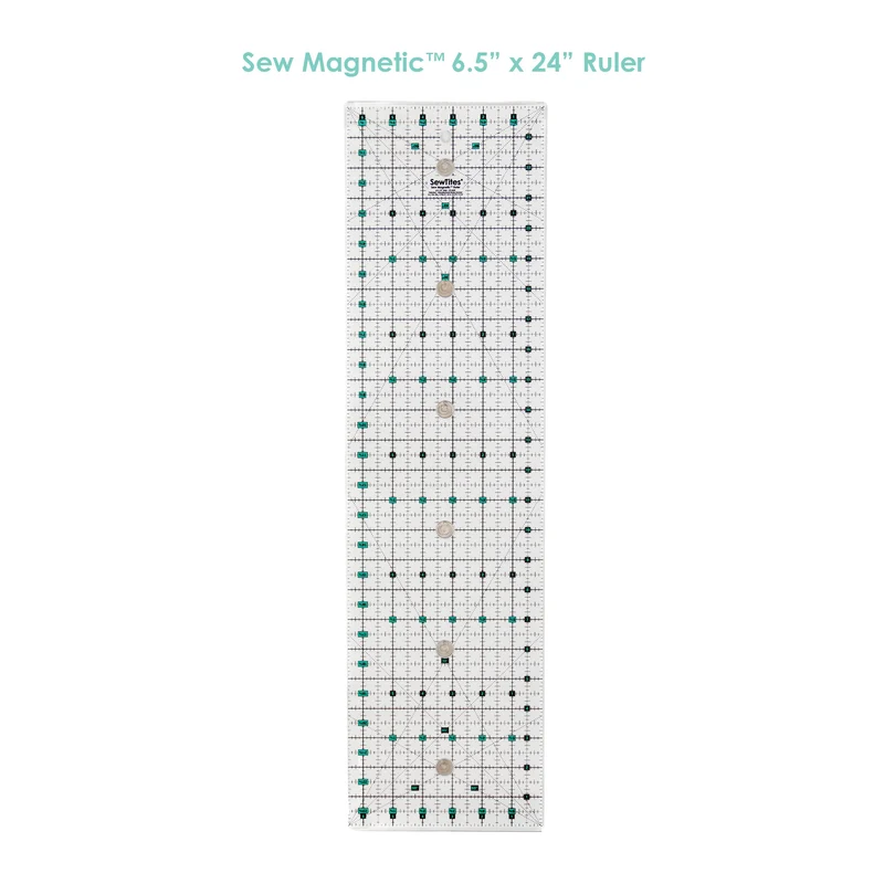 Sew Magnetic 6.5 x 24" Ruler by SewTites