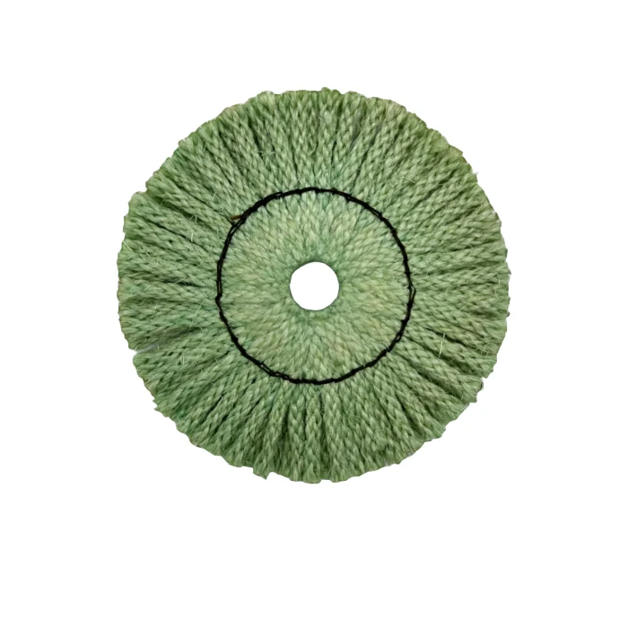 Disco Sisal 150X20X1 3V Tratamiento Verde