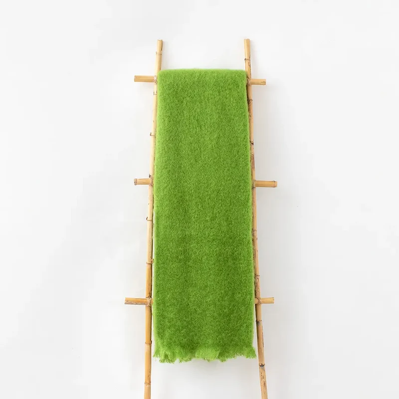 Manta Mohair Verde Primavera