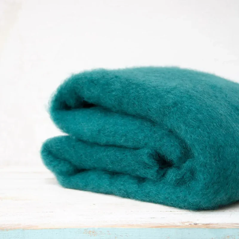 Manta Mohair Verde Esmeralda