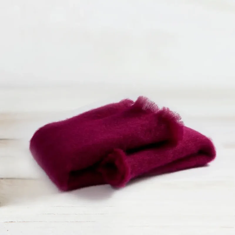 Manta Mohair Buganvilla