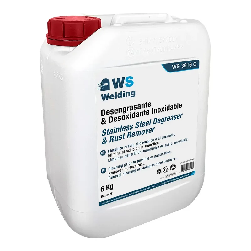 Desengrasante de Inox WS 3616 G garrafa de 6l.