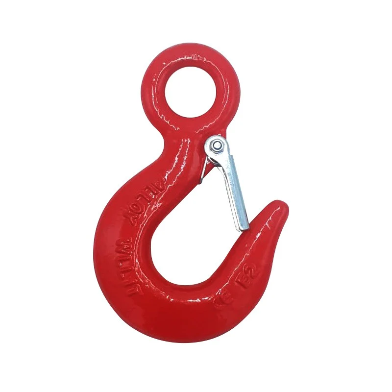 GANCHO DE OJO G80 CON PESTILLO DE SEGURIDAD 1 TON