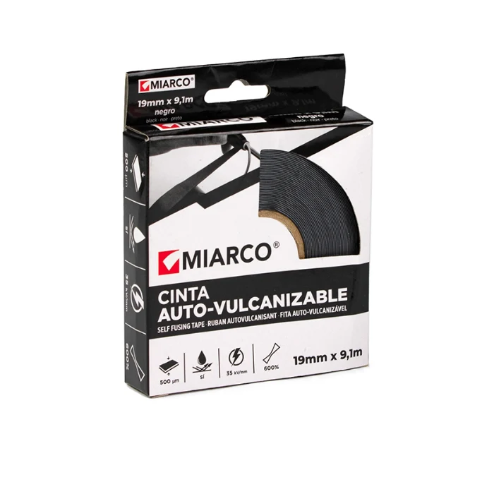 Rollo Cinta Autovulcanizable Miarco 19Mm X 9,1Mt