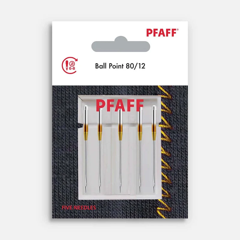 PFAFF® Ball Point Needles Size 80/12 5-Pack