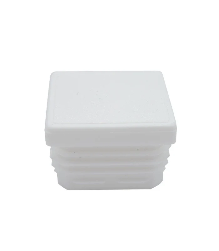 TAPÓN INTERIOR BLANCO PARA TUBO CUADRADO
