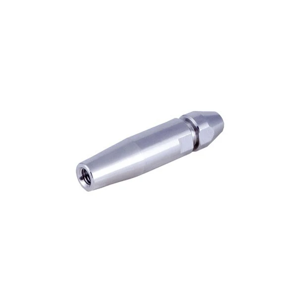 Terminal apriete rápido rosca interna derecha inox A-316 Ø6mm M8
