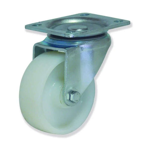 Rueda Gayner de nylon soporte zincado giratorio FPG4