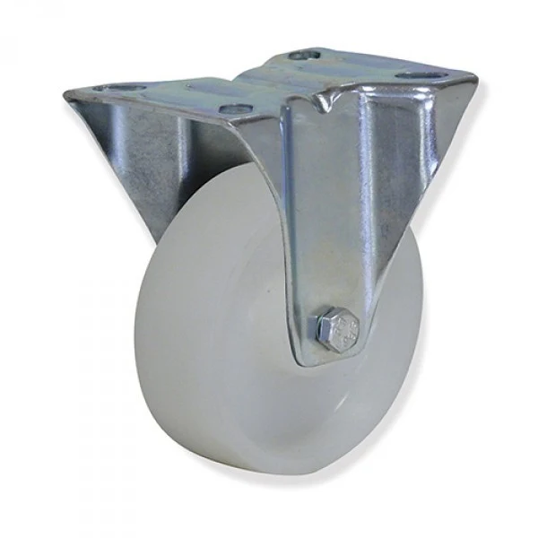 Rueda Gayner nylon con soporte fijo zincado MPF4 34-091