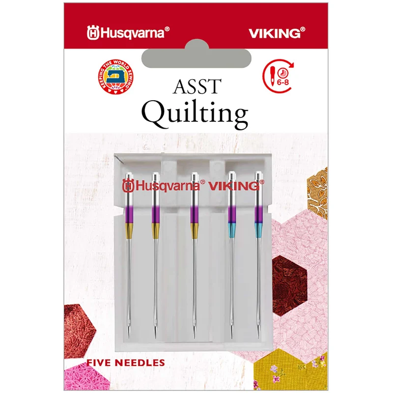 HUSQVARNA® VIKING® Quilting Assorted Needles 5-Pack