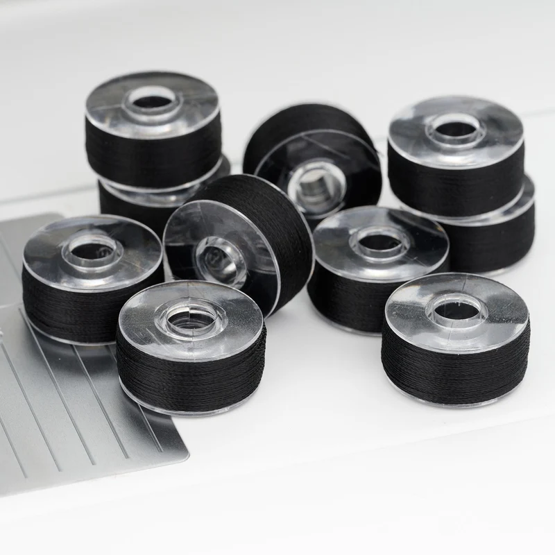 HUSQVARNA® VIKING® Pre-Wound Black Bobbins 10-Pack (8,9)