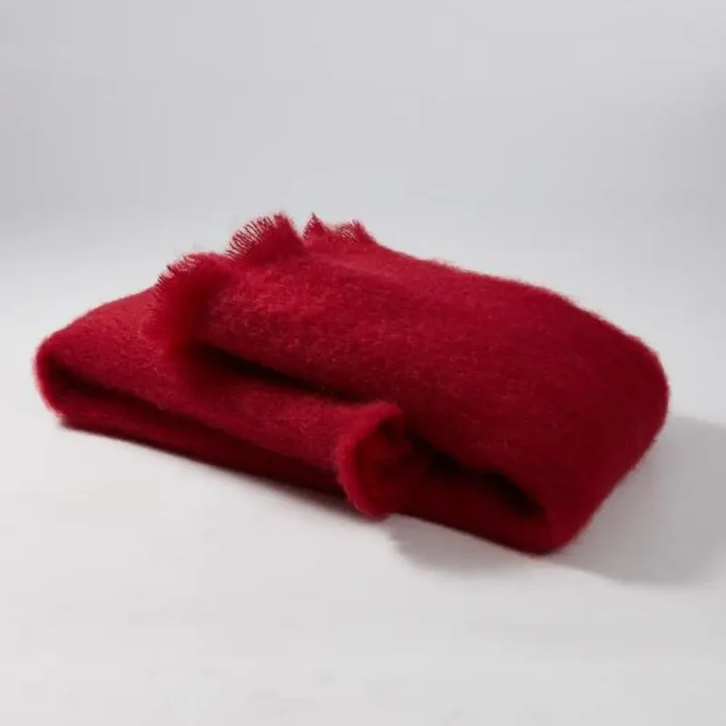 Manta Mohair Roja
