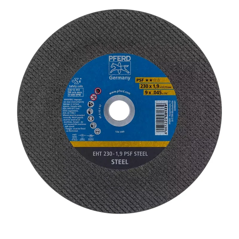 Disco de Corte Pferd EHT 230-1,9 A46 P PSF Acero