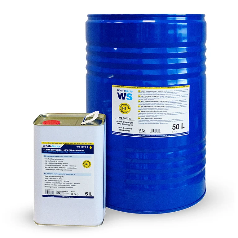 Aceite Engranajes 100% Sintético H1 Whale Spray WS1070 G/13 ISO 220 5l.