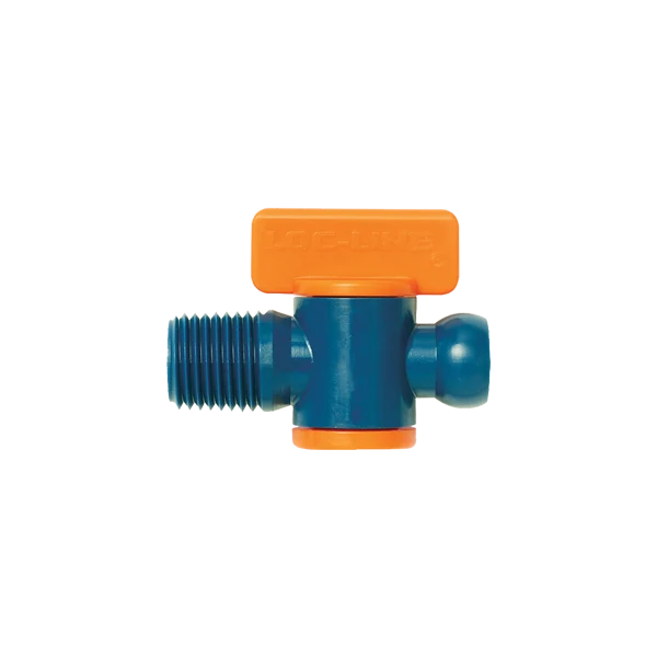 GRIFO MACHO 1/4 NPT LOC-LINE 1/4" (X)