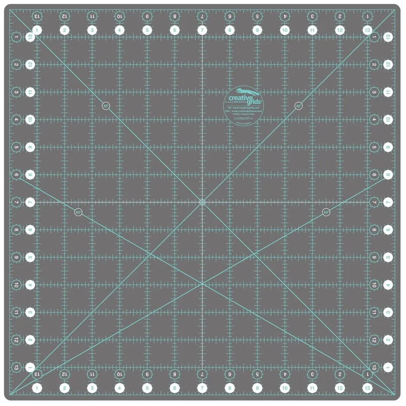 Creative Grids Self-Healing Rotating Rotary Cutting Mat 14in x 14in