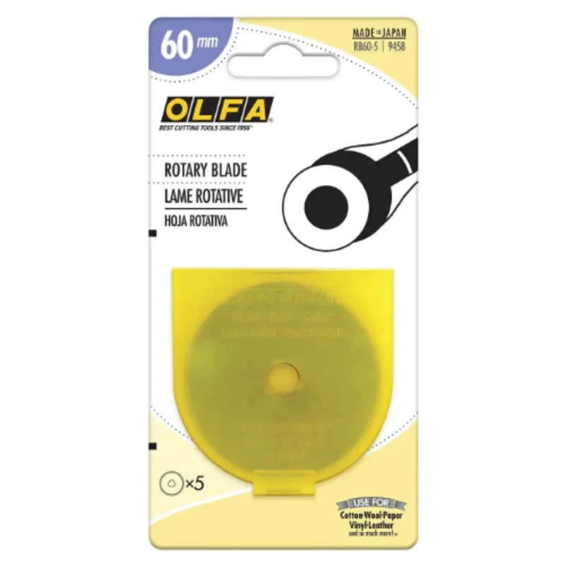 Olfa Rotary Blade RTY3 60mm 5ct Bulk