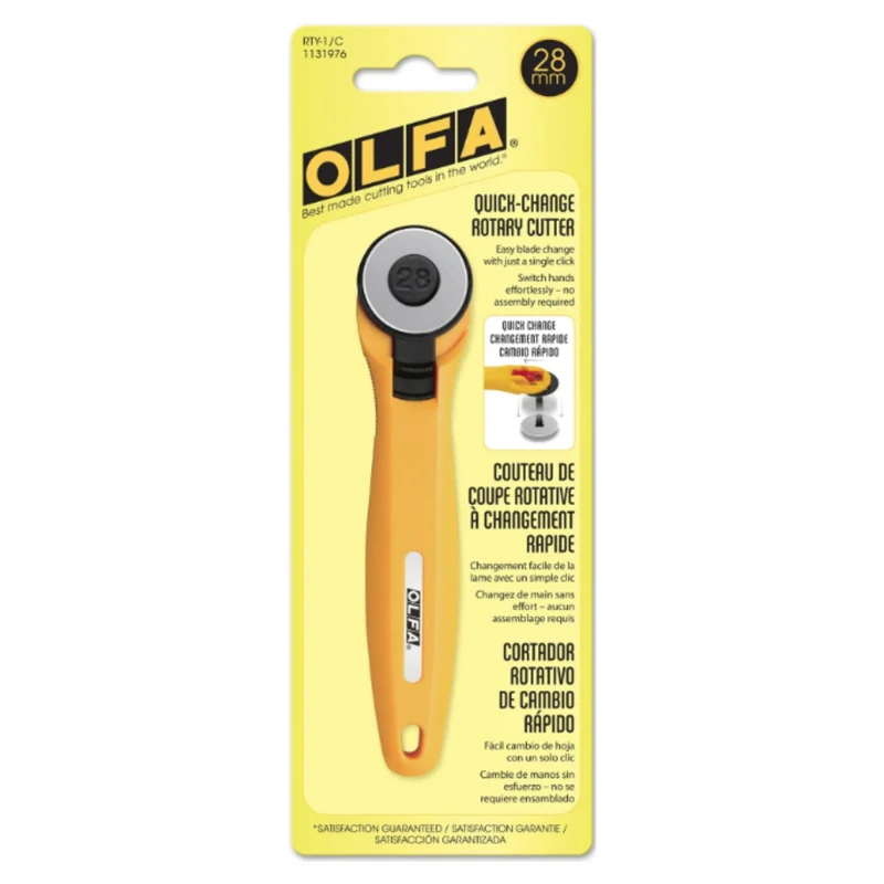 Olfa Quick Blade Change Rotary Cutter 28mm