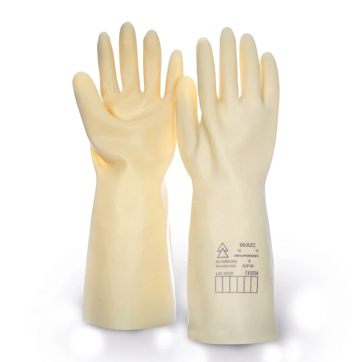Guantes de látex natural para uso dieléctrico GLE00 T-10