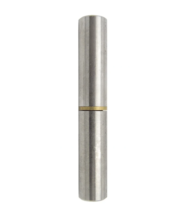 Pernio torneado inox A-303 con arandela de latón 20x120 83