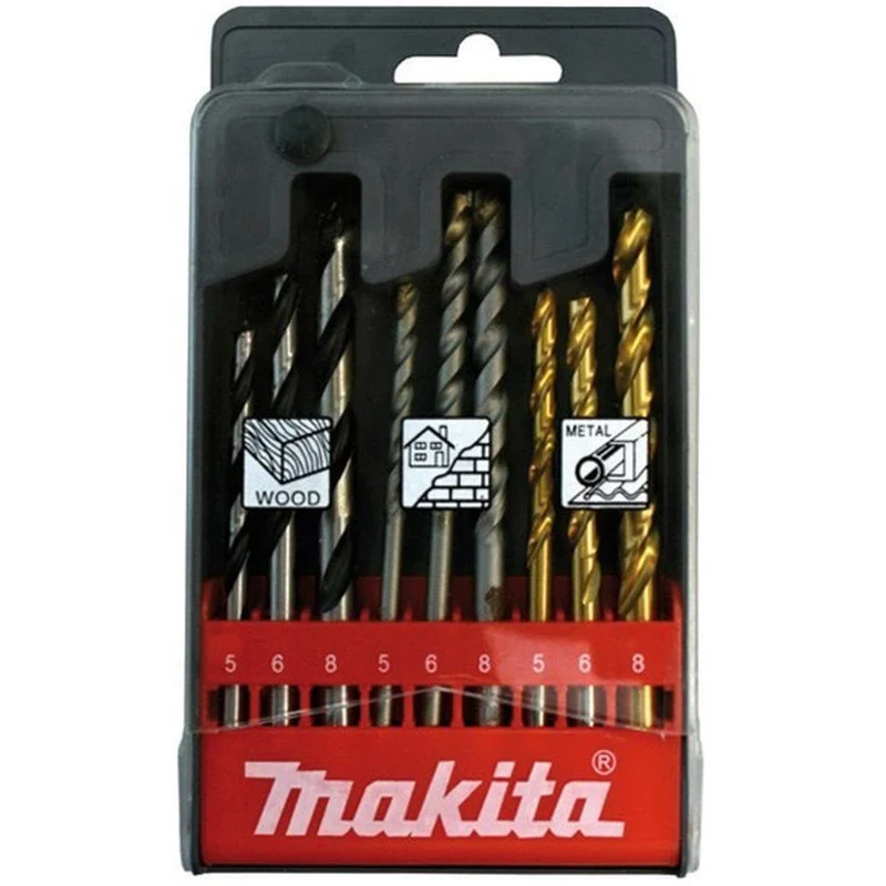 Juego de 9 Brocas Makita D-08660