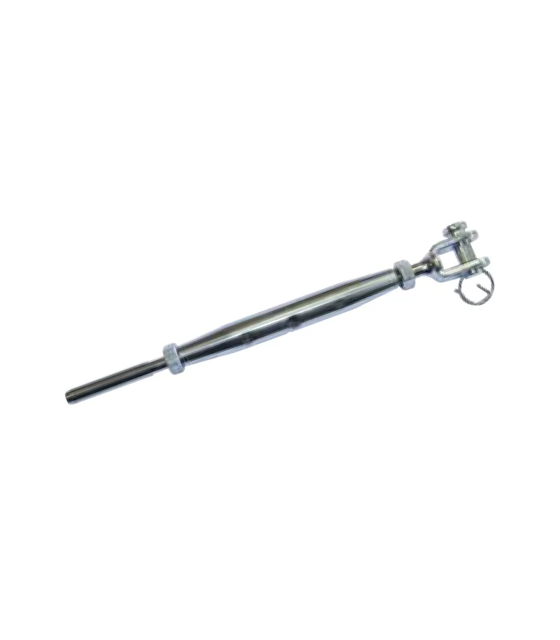 Tensor de horquilla y terminal inox A-316 M-12 cable 6mm 11TI12