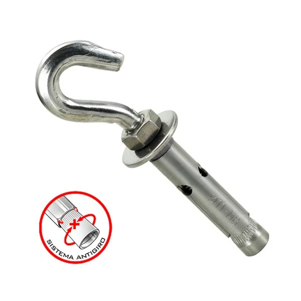 Anclaje de gancho acero Inoxidable A-2