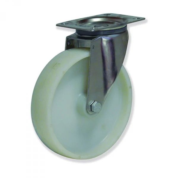 RUEDA GAYNER NYLON D-150 GIRATORIA INOX. 35 - 334