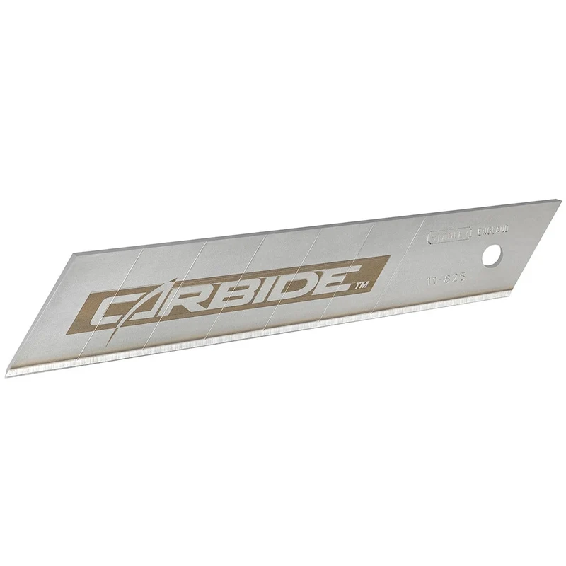 Blister de 5 Cuchillas Cutter CARBIDE de 25mm Stanley