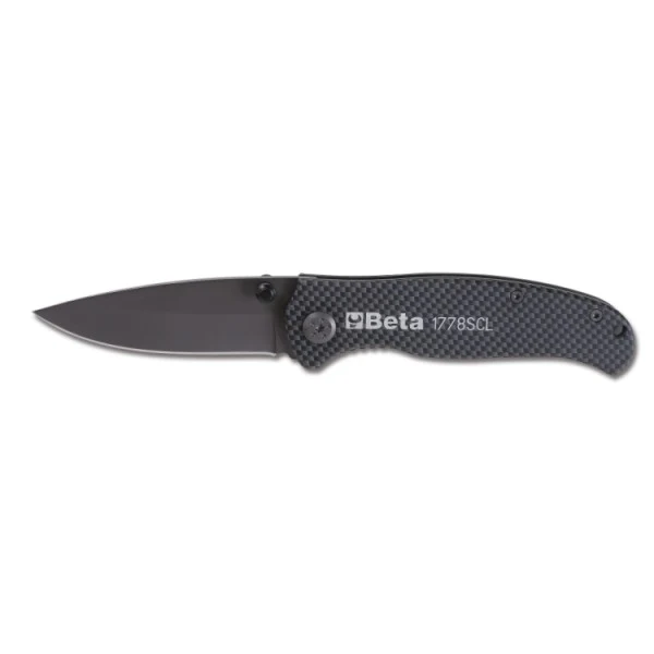 Navaja de bolsillo soft carbon look Beta 1778SCL