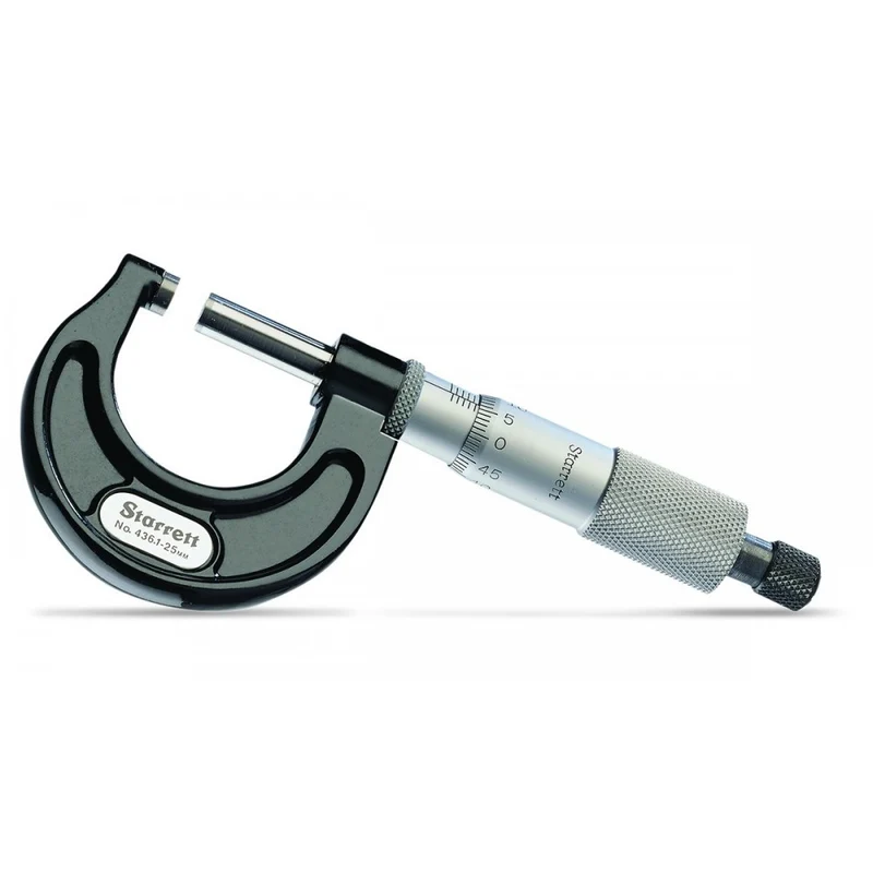 MICROMETRO EXTERIORES STARRETT 0-25 436MXRL-25
