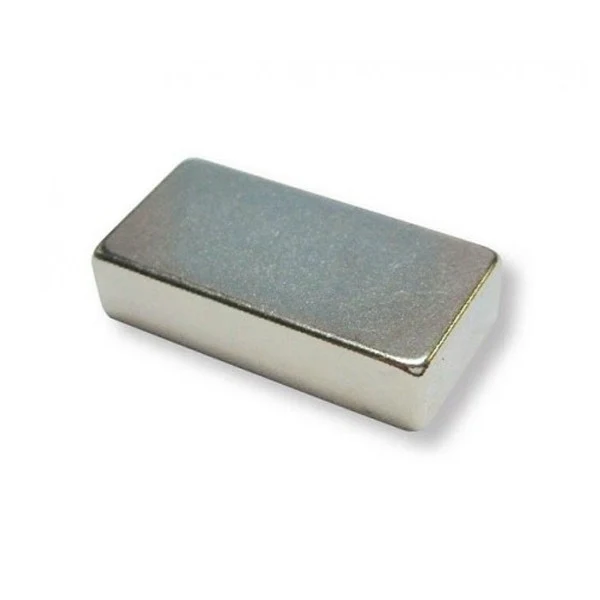 Bloque de Neodimio N35 20x10x5 mm | Iman de Alta Potencia Industrial