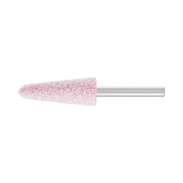 Muela rosa cónica KE con mango Pferd A-46 Ø16x45