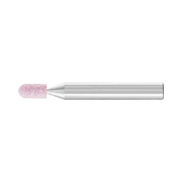 Muela rosa de cilindro redondo WR con mango Pferd A-60 Ø5x10