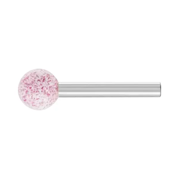 Muela rosa esférica KU con mango Pferd A30 Ø16x16