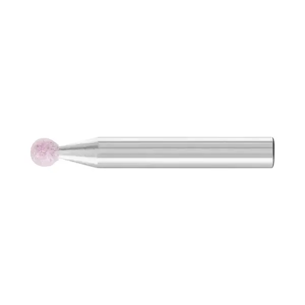 Muela rosa esférica KU con mango Pferd A60 Ø5x5