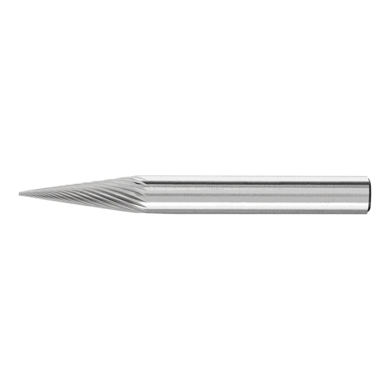 Fresa de metal duro cónica en punta SKM Pferd Ø6x18 Z5