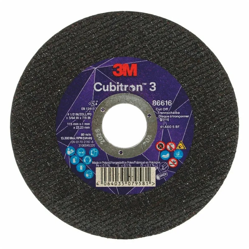 Disco de corte Cubitron II Plano Ø115X1